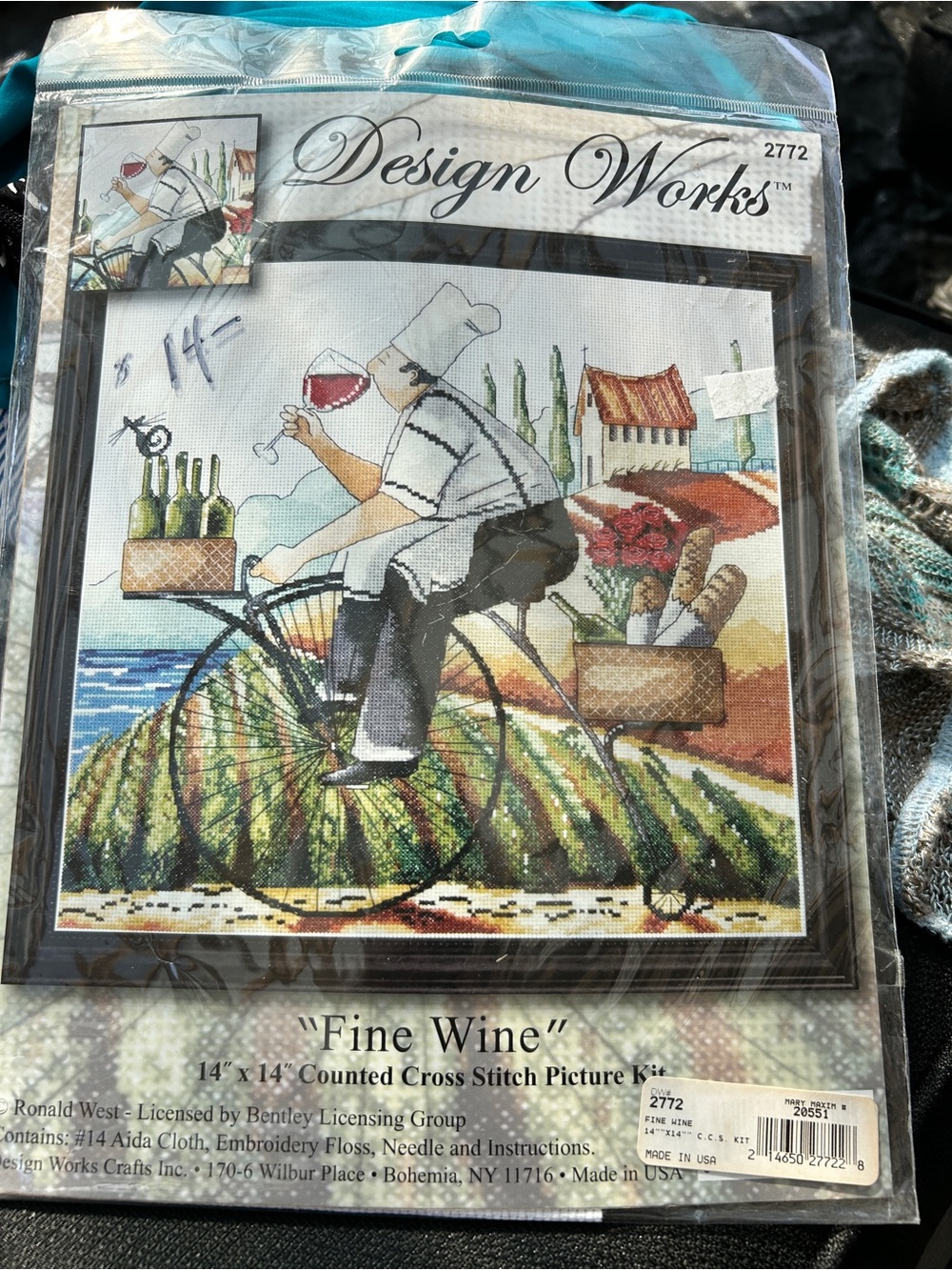 Design Works "Fine Wine" Counted Cross Stitch Kit - Multicolor